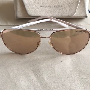 Michael Kors Rosegold Framed Sunglasses